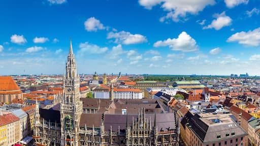 Panoramic view of Munich, Germany