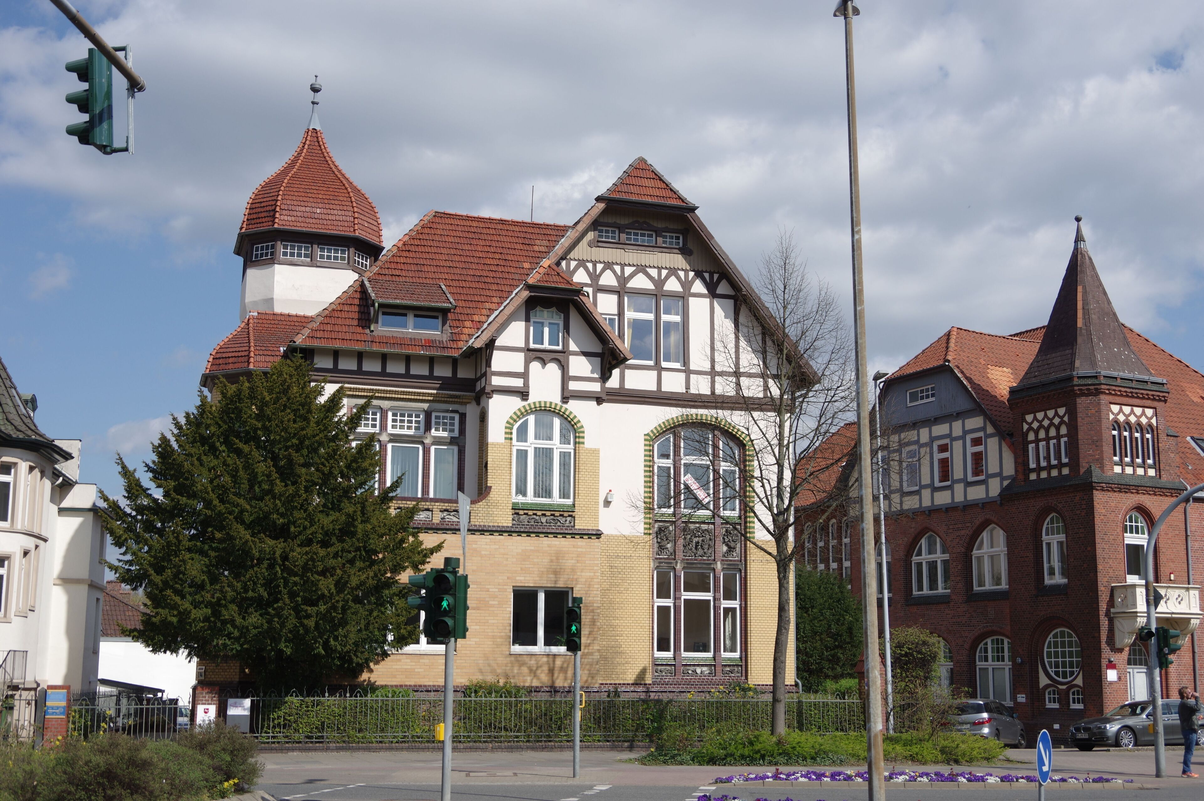 Lüneburg in Niedersachsen. Das Haus (Straße und Hausnummer befinden sich im Namen der Datei) stehen unter Denkmalschutz.