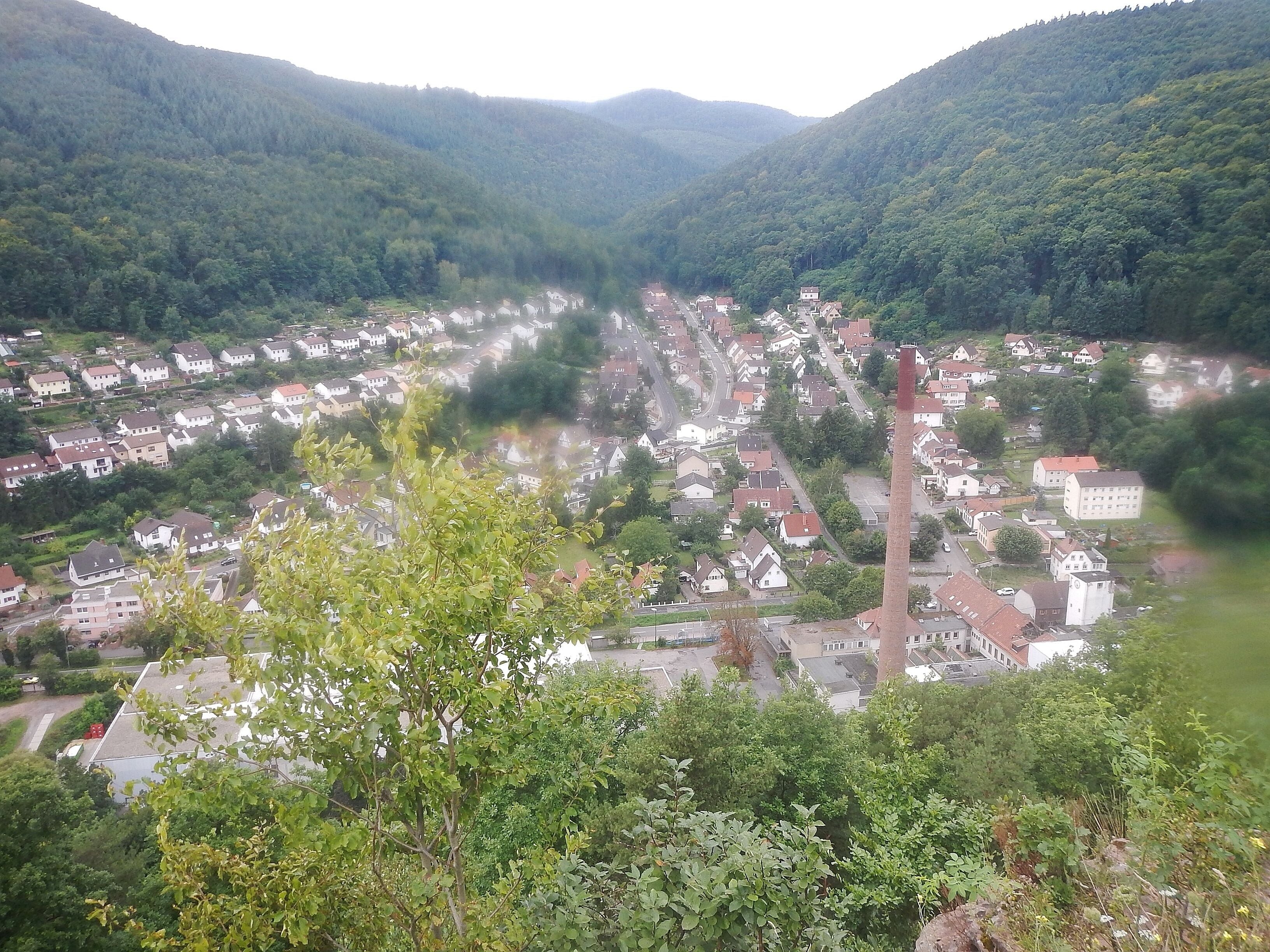Blick von der Wolfsburg Richtung Lambrecht