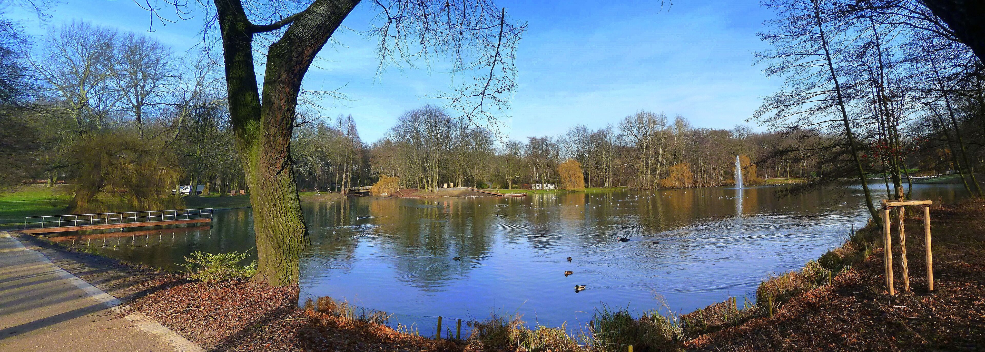 Kaisergarten im Januar 2012 – ICE-Panorama