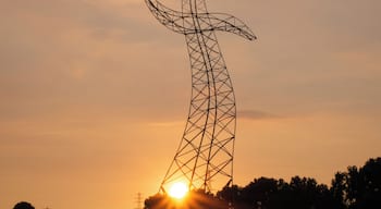 Evening sunstar at the Zauberlehrling