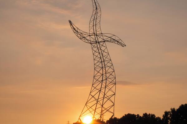 Evening sunstar at the Zauberlehrling (wizards apprentice)