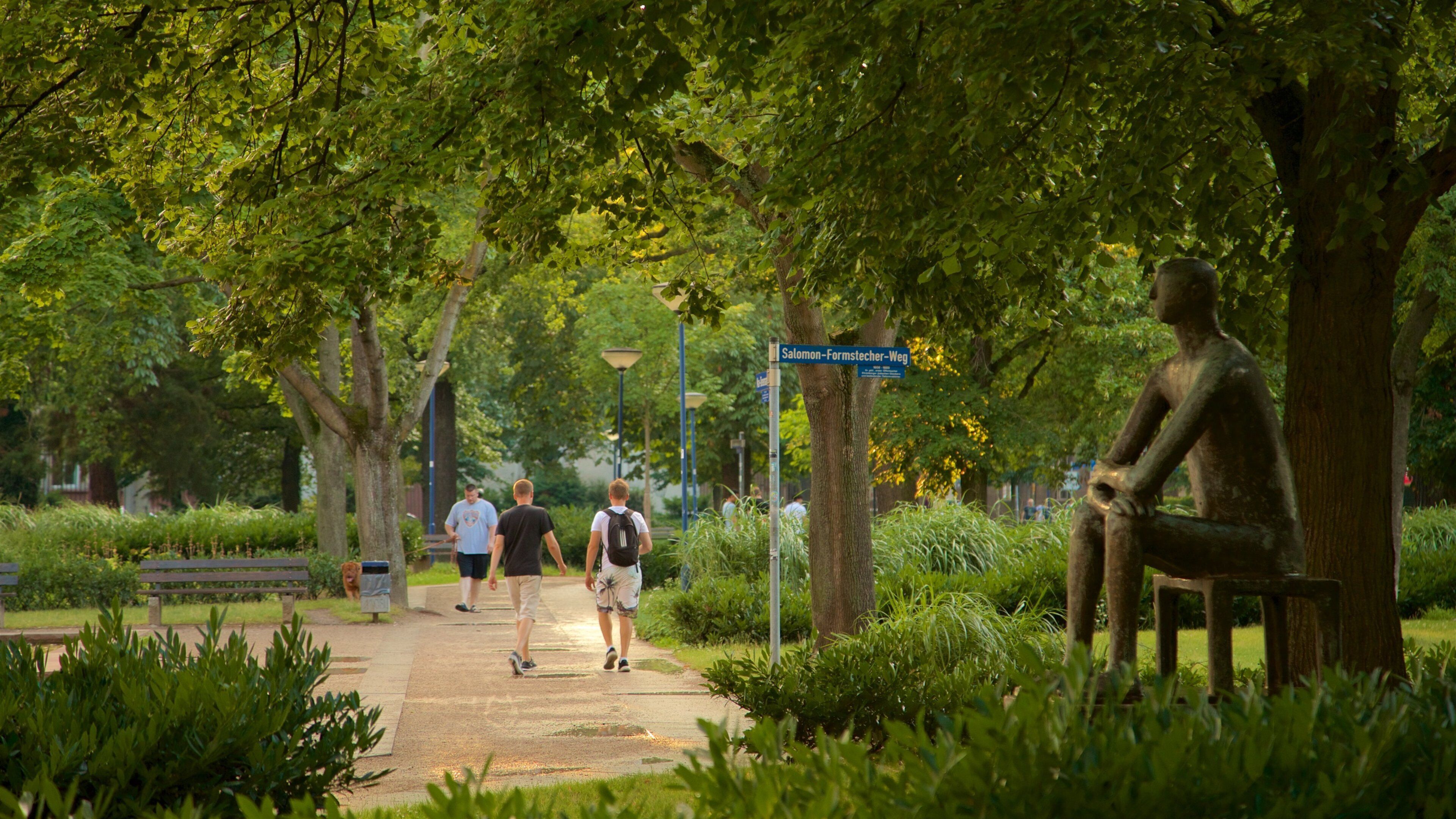 Offenbach am Main which includes a park and outdoor art as well as a couple