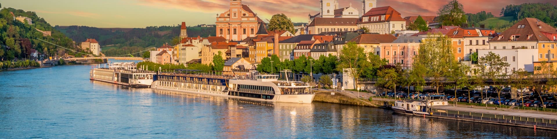 Panorama Passau in Germany