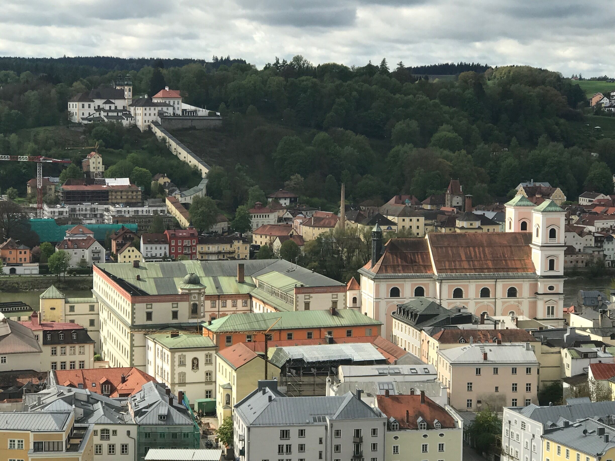 Overlooking Passau Germany.