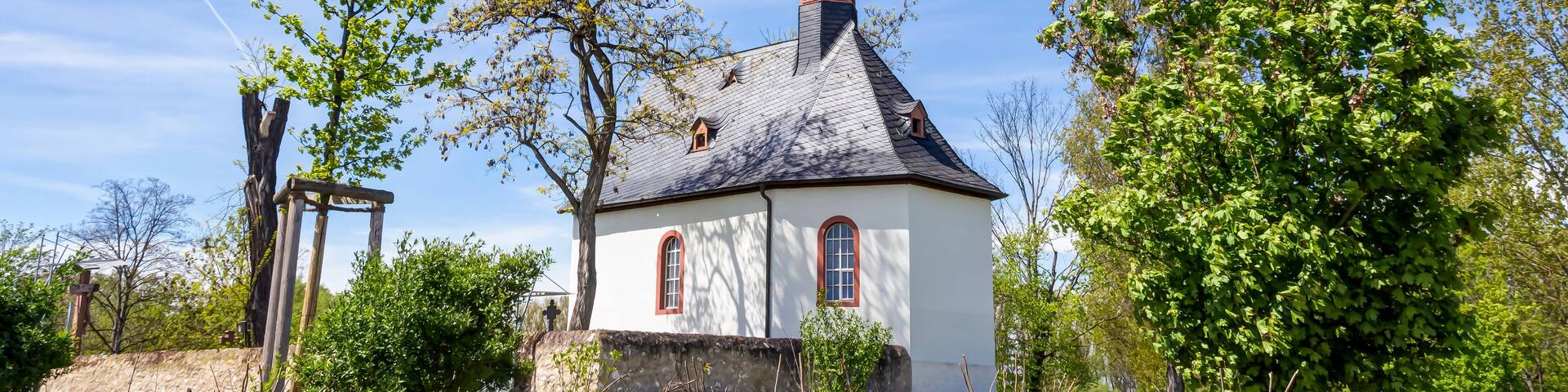 Mönchhofkapelle bei Raunheim in Hessen, Deutschland