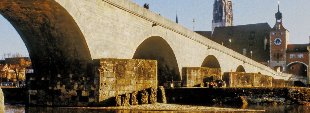 View along stone bridge I