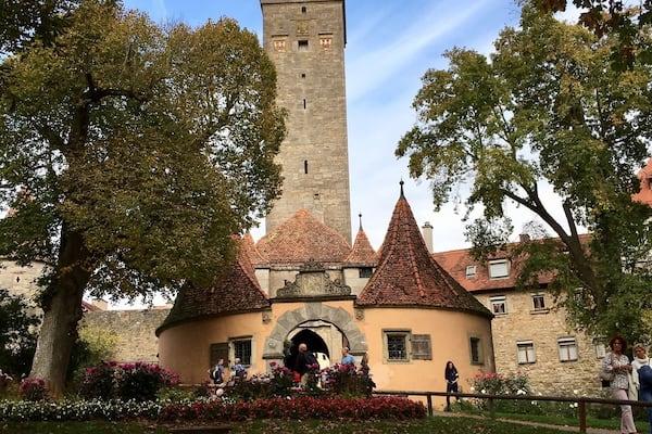 The entrance of the old town in Rothenberg