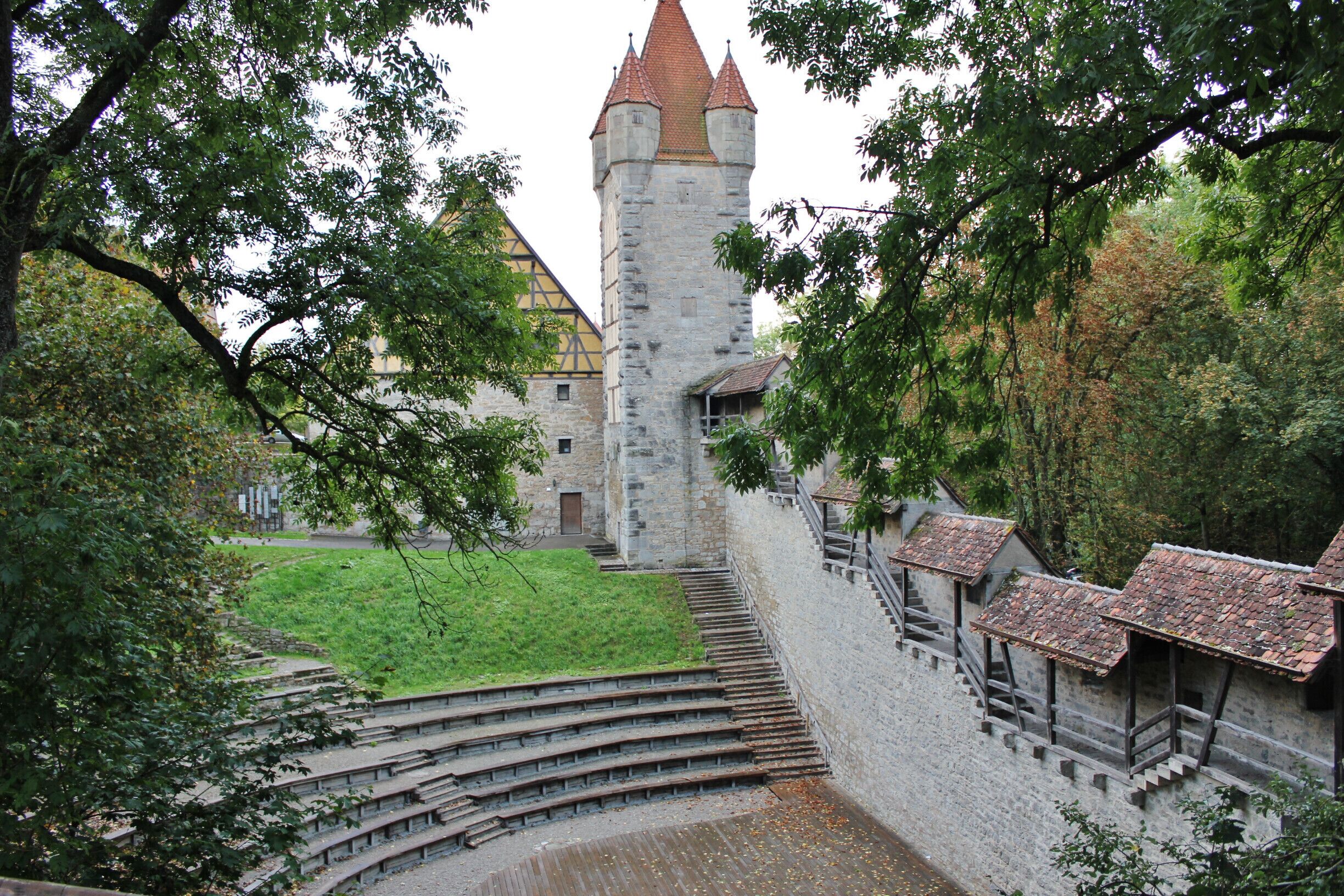 Medieval theater inside Rothenburg's walls. 
#trip #germany #europe #medievaltown 