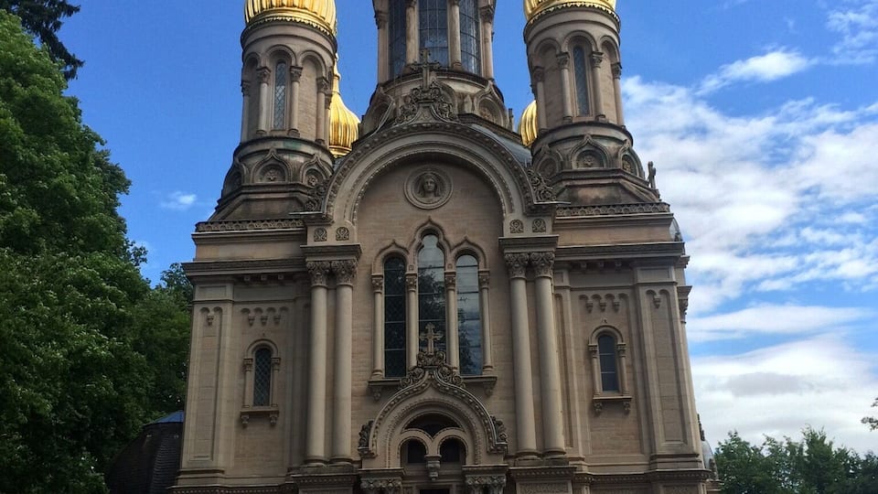Beautiful church with an awesome/innovative train ride to the top.