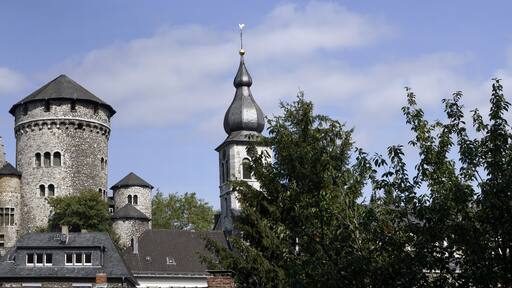 Burg Stolberg über der historischen Altstadt