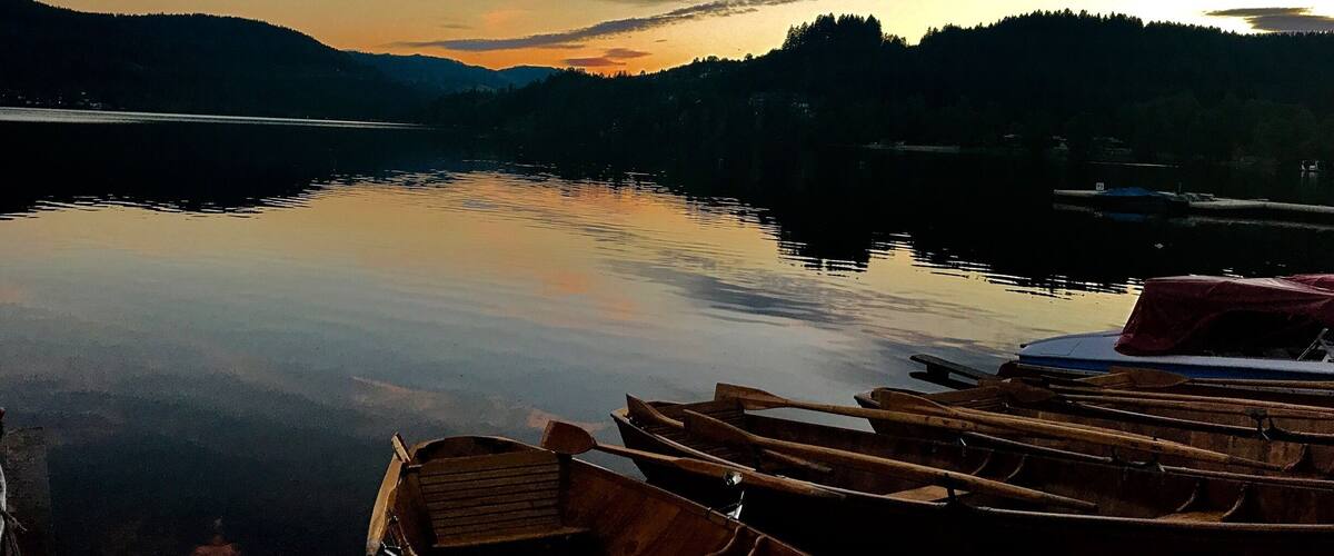Titisee bei Sonnenuntergang
