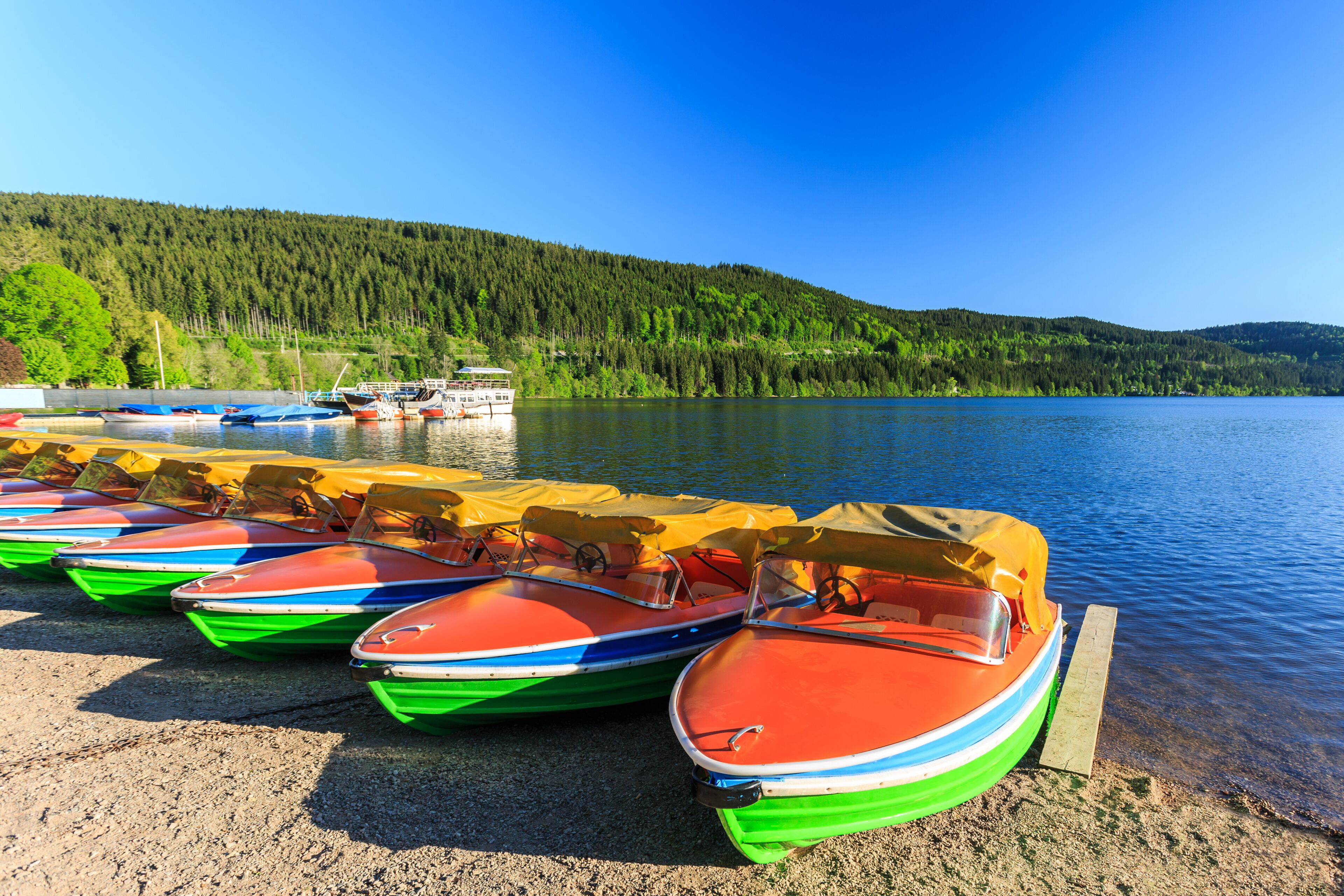 Lake Titisee Neustadt in the Black Forest. Germany., Shutterstock ID 677501887, Purchase Order: SP-1394 HA Batch 3 Part 1, Order Number: , Client/Licensee: HomeAway, Other: To be paid with HA budget