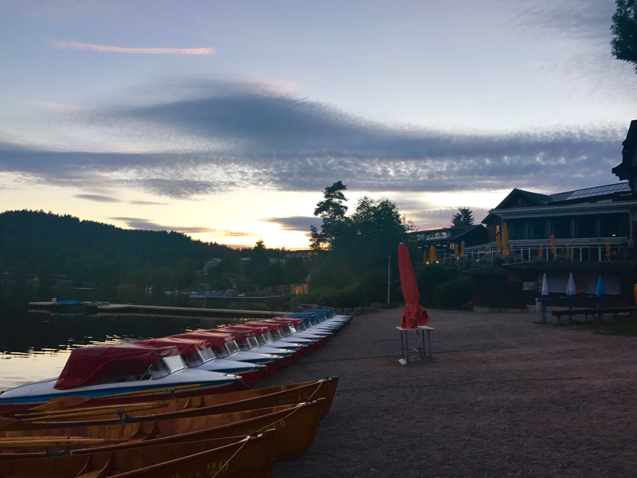 Titisee bei Sonnenuntergang 
