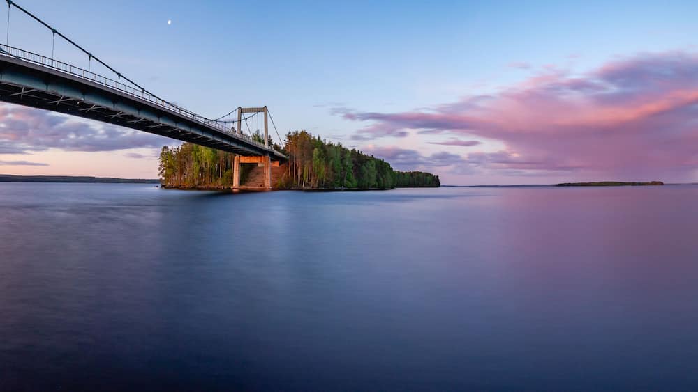 bridge over the lake