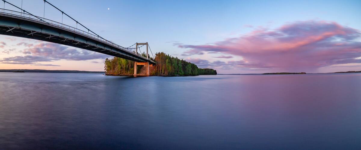 bridge over the lake