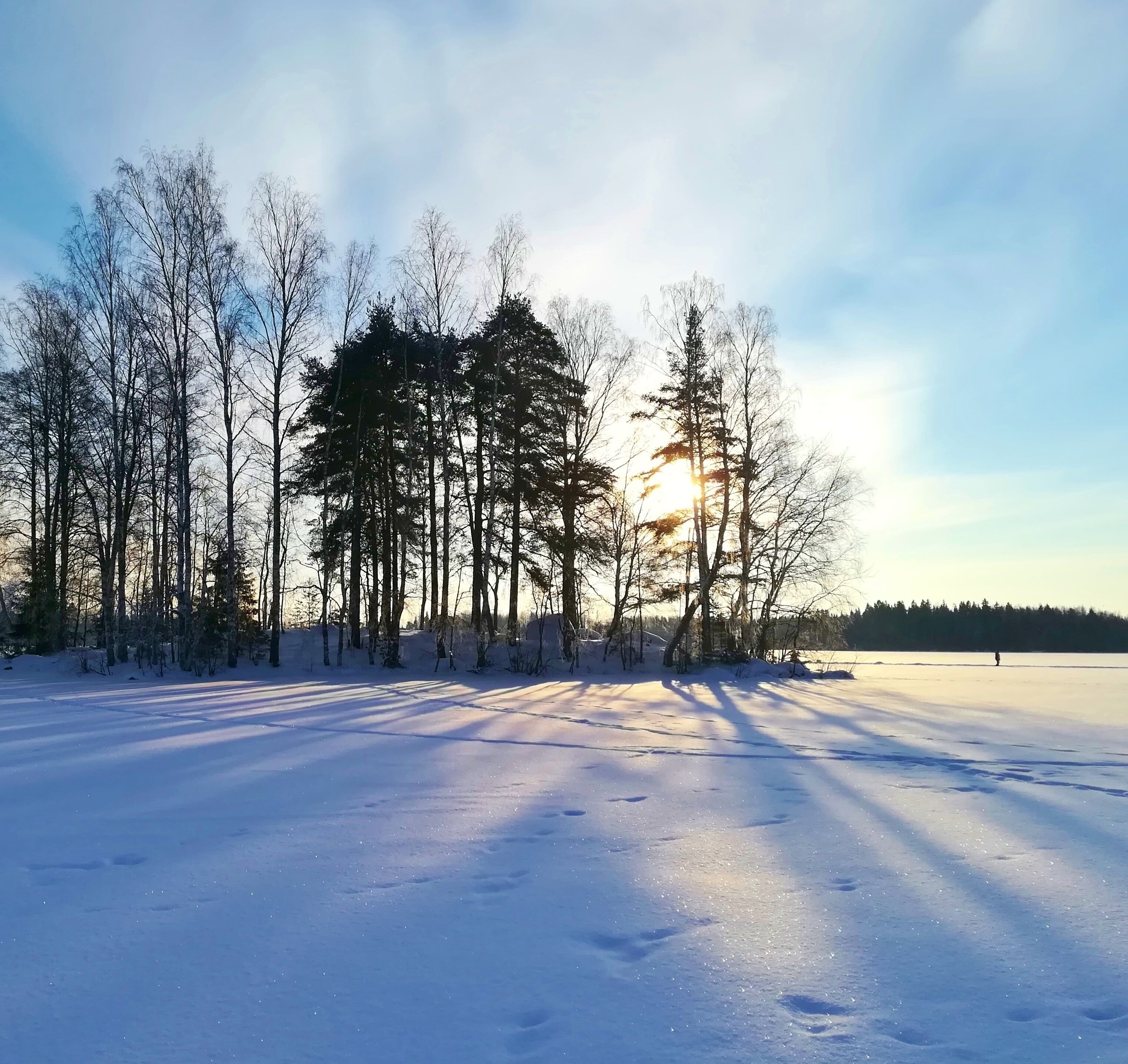 This is islet in midlle of the lake Lotilanjärvi. 
