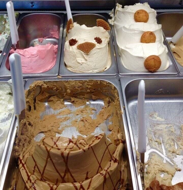 Is that a stroopwafel bear I see in my ice cream? #Delicious