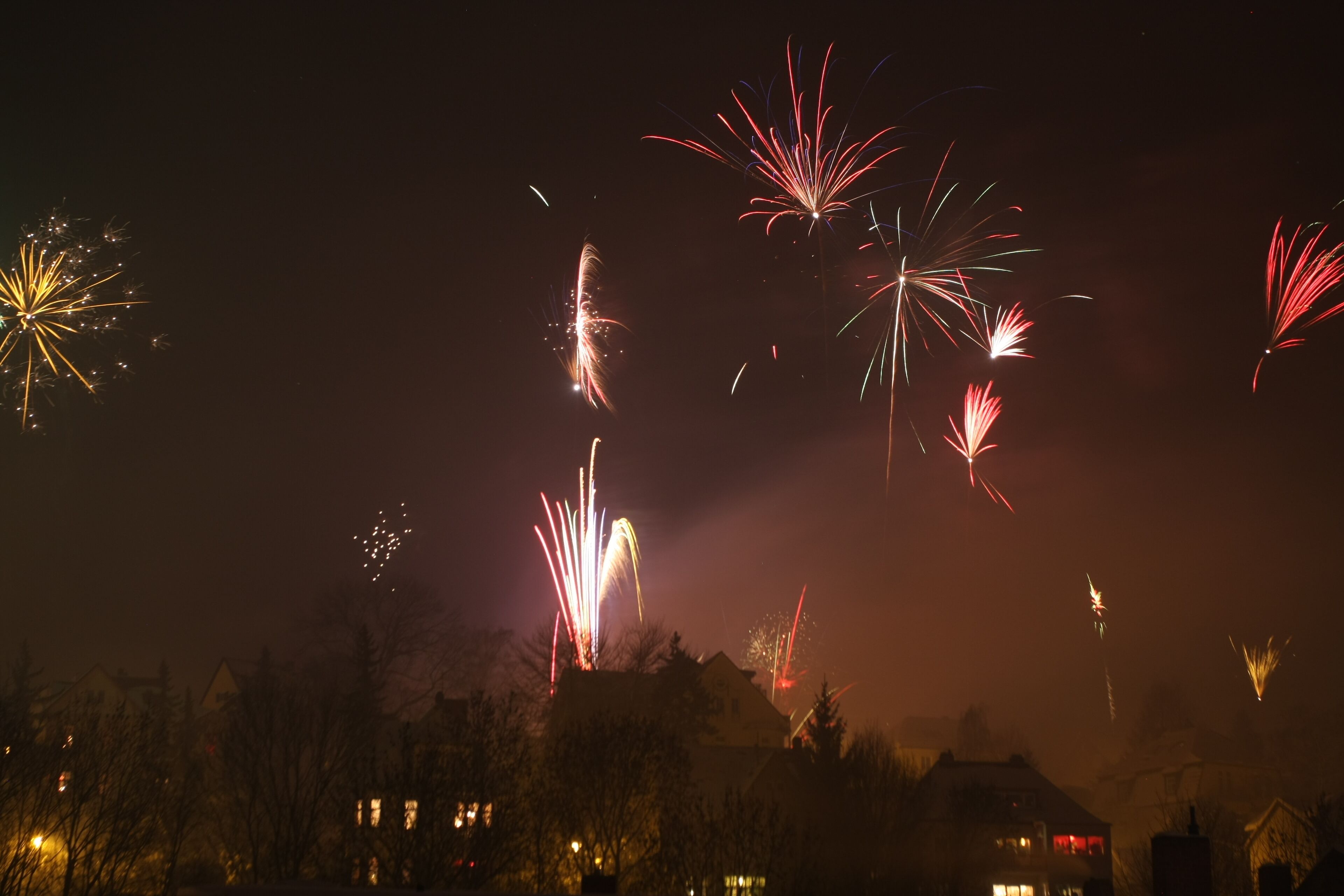 Feuerwerk über Jena 2010