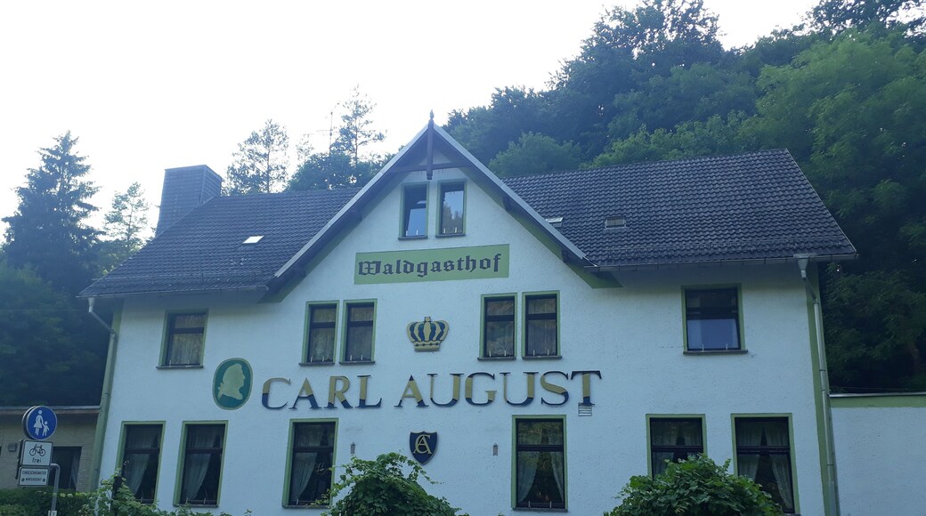 Ehemaliger Waldgasthof Carl August bei Jena, Thüringen
