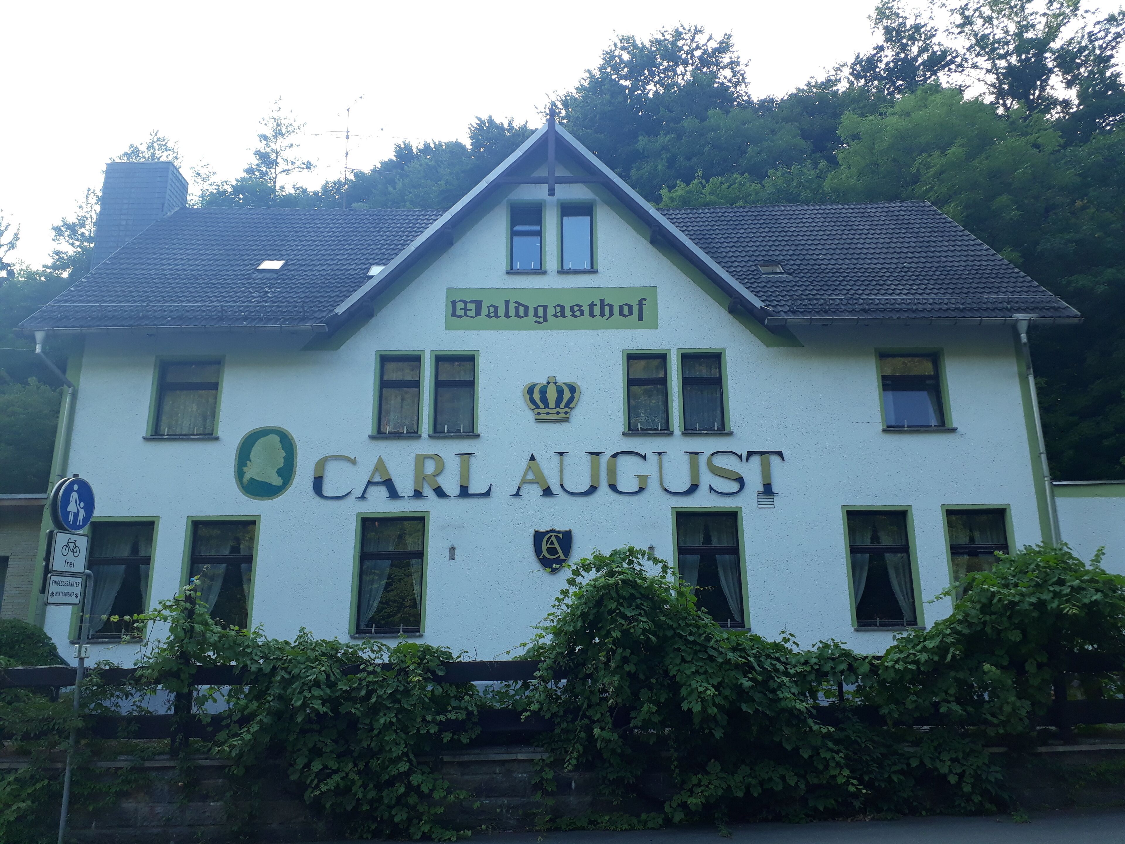 Ehemaliger Waldgasthof Carl August bei Jena, Thüringen