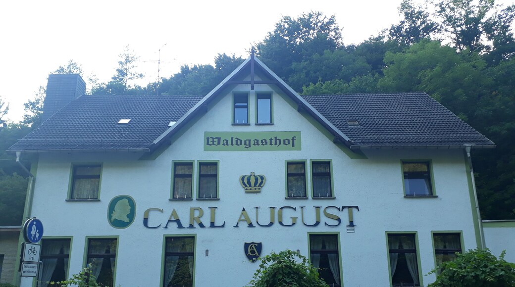 Ehemaliger Waldgasthof Carl August bei Jena, Thüringen