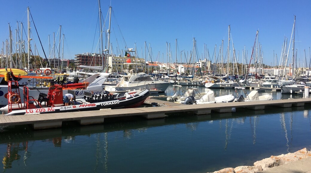 Lagos Marina, Portugal. It’s October and it is a beautiful hot sunny day in this amazing harbour.