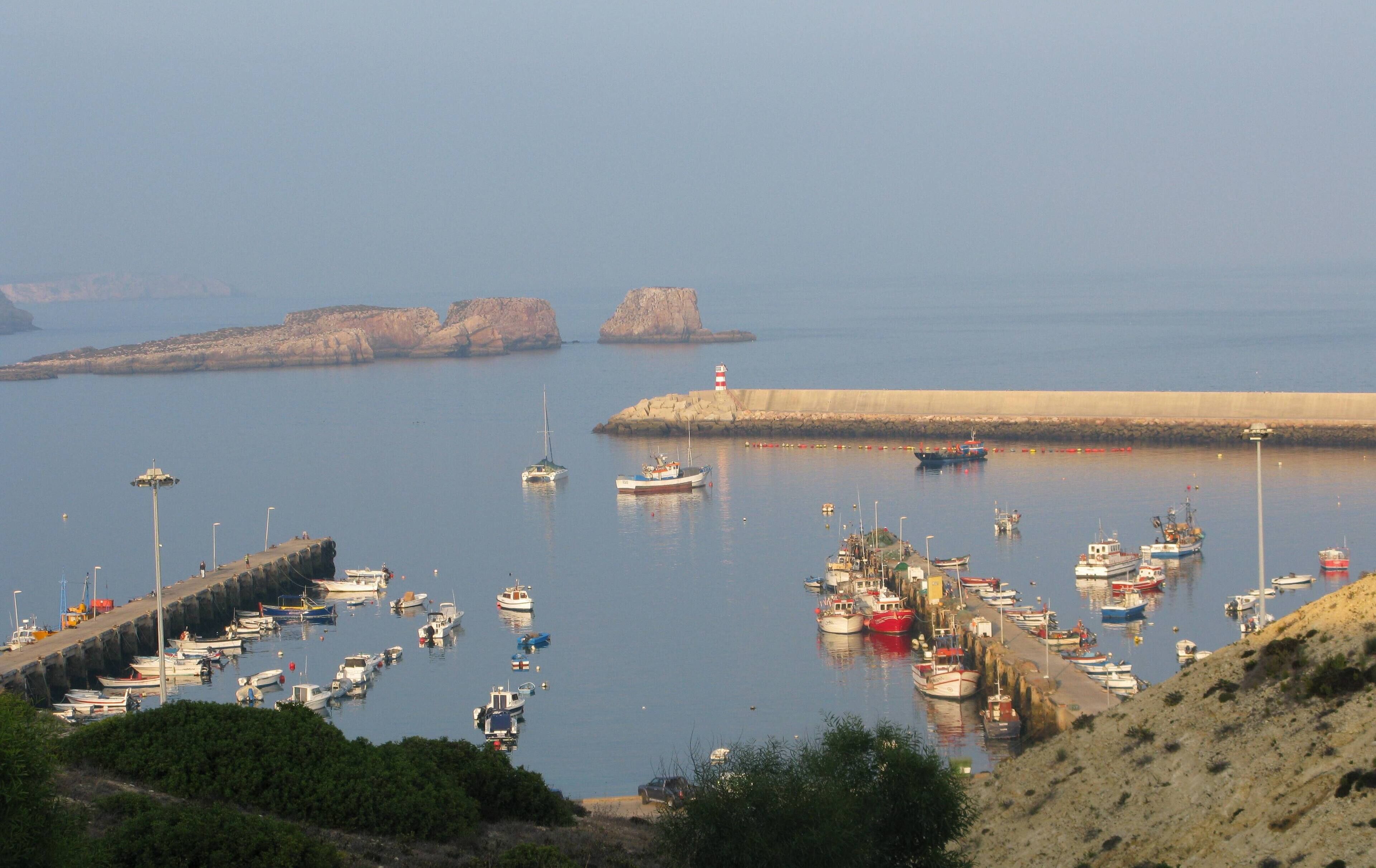 Out of the way of the Algarve developed tourism offer, the small fishing town of Sagres is a great base for exploring beautiful coastal vilages - with delicious and hearty meals at a fraction of the cost of those in the southern built-up areas.
