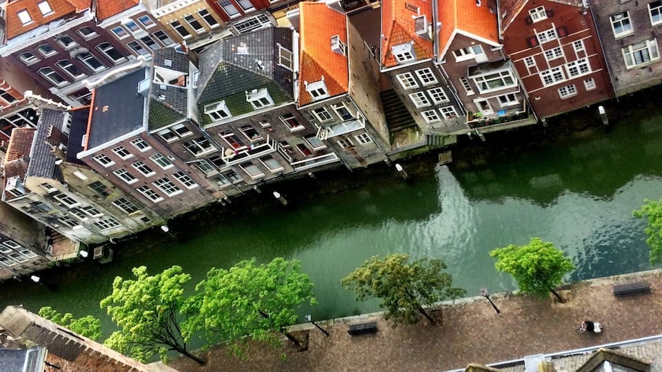 View from the church in Dordrecht