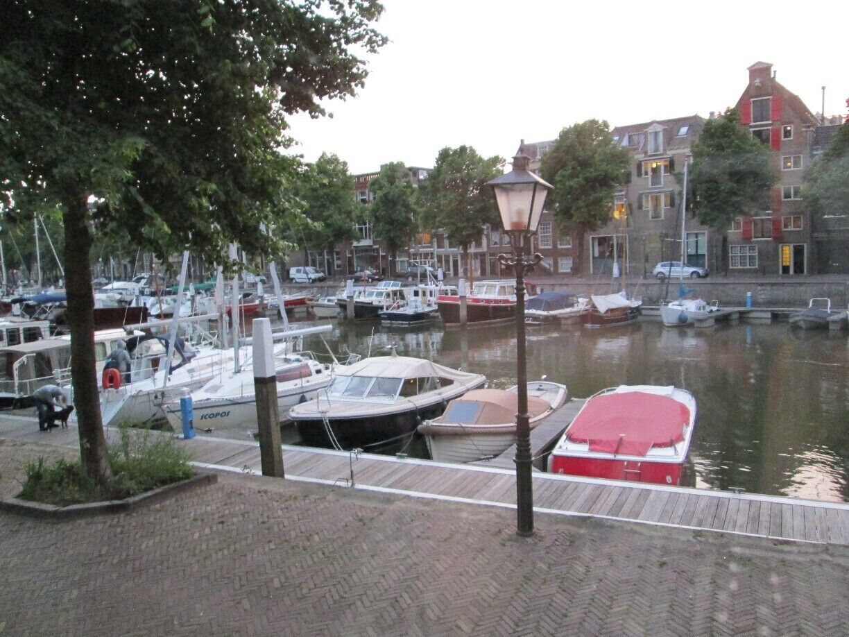 The view from our B&B in Dordrecht.