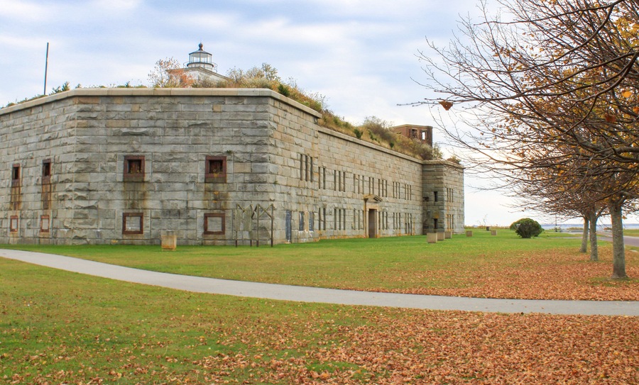 Historic Fort Rodman Fort Tabor in New Bedford Massachusetts