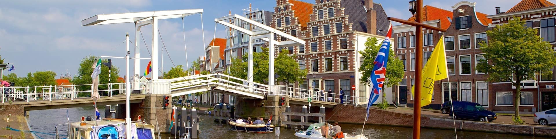 Haarlem featuring a river or creek and boating