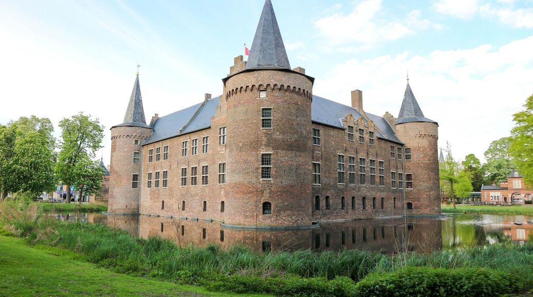 View to beautiful medieval castle Helmond, Netherlands