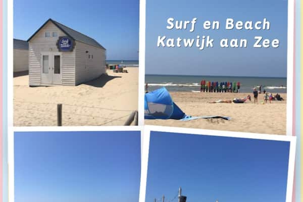 The rough North Sea, water is cold but clear and nice. Waves are not too big. Good for beginners đ. But nevertheless, it's a nice beach for just walking through the fine sand!