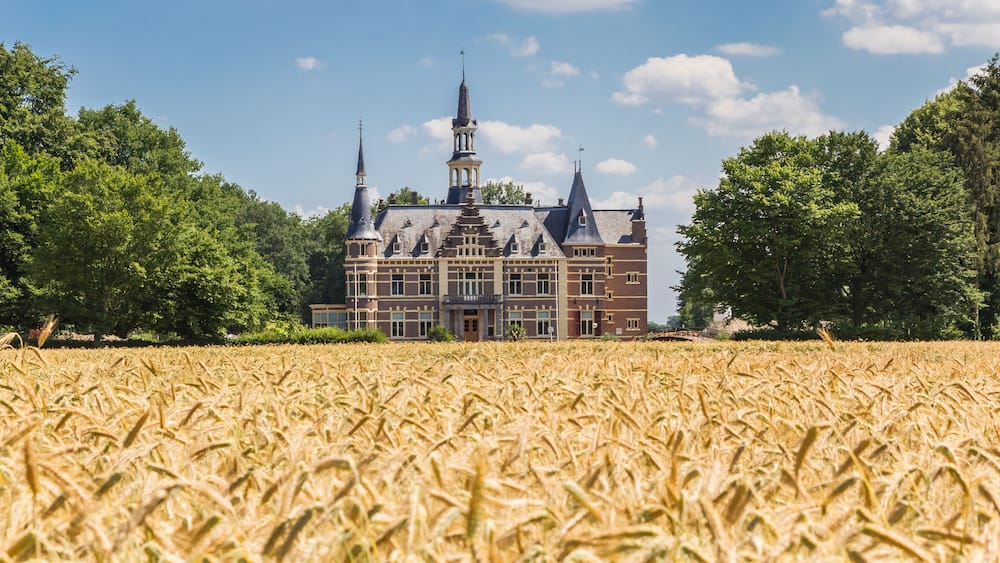 Panorama of castle Cloese near historic town Lochem, Netherlands