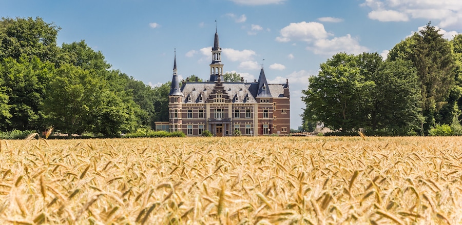 Panorama of castle Cloese near historic town Lochem, Netherlands