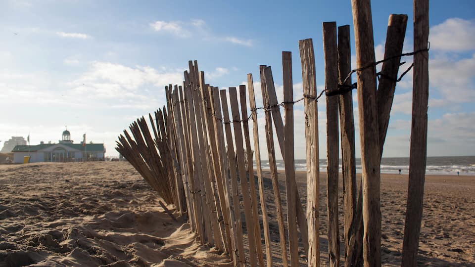 Noordwijk beach on new years eve 2014.