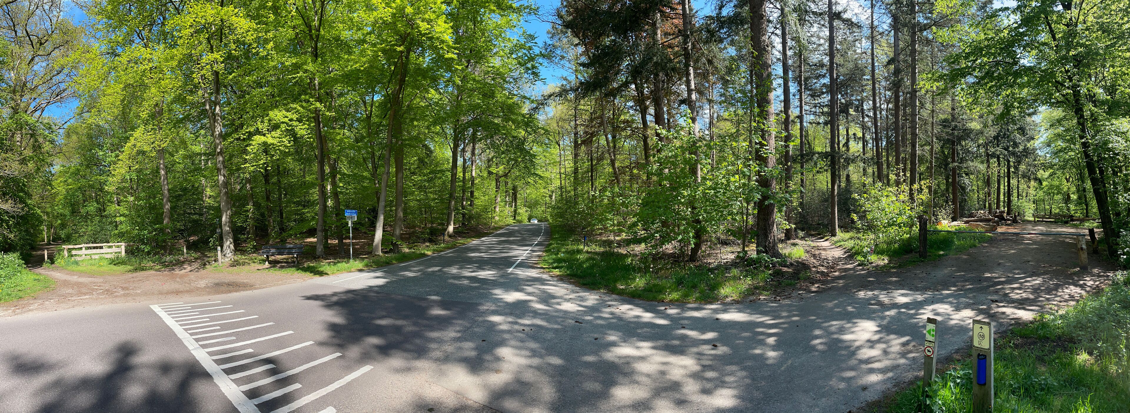MTB Route Rijssen crossing a road