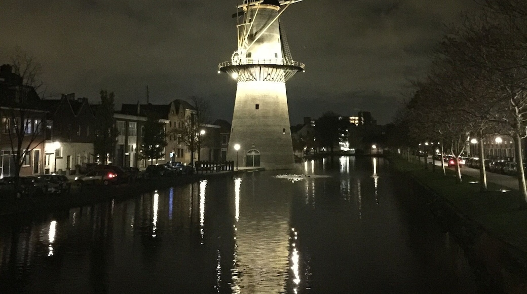 Beautiful 33m elevated windmills in Schiedam. Apparently they are the tallest of their type in the world. #schiedam #netherlands # Rotterdam #windmills