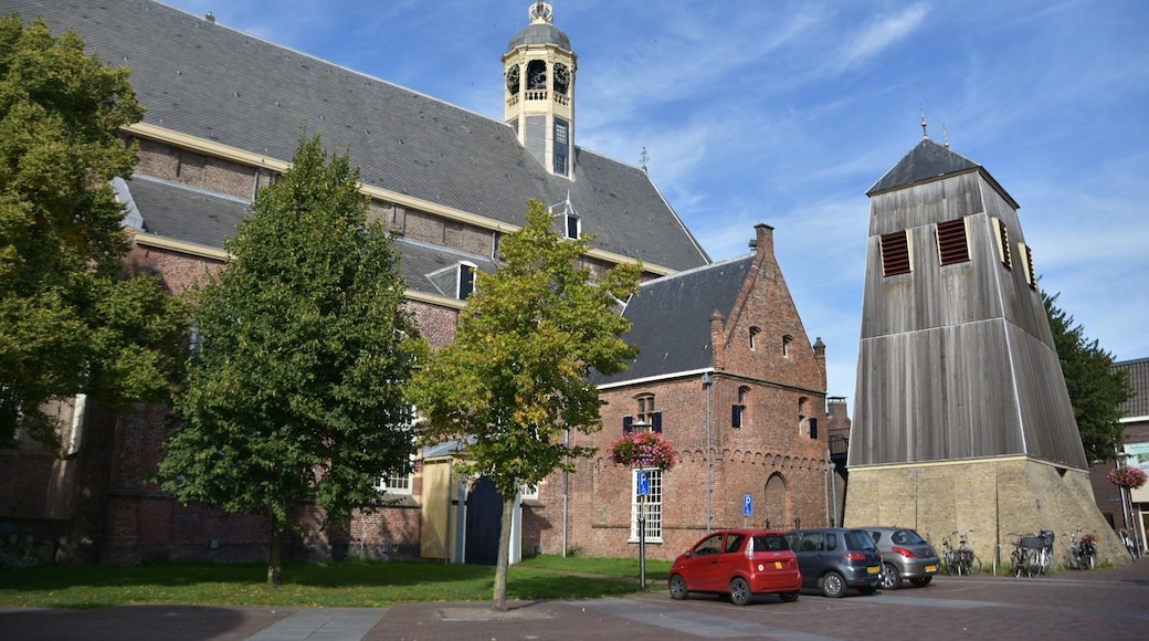 The tower of this church in the Frisian town of Sneek can be only visited once a year, during Open Monuments Day. Interesting to know, that the tower and the carillon inside doesn't belong to the church, but to the city council.