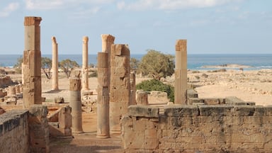 Ancient ruins of Ptolemais near Benghazi, Libya