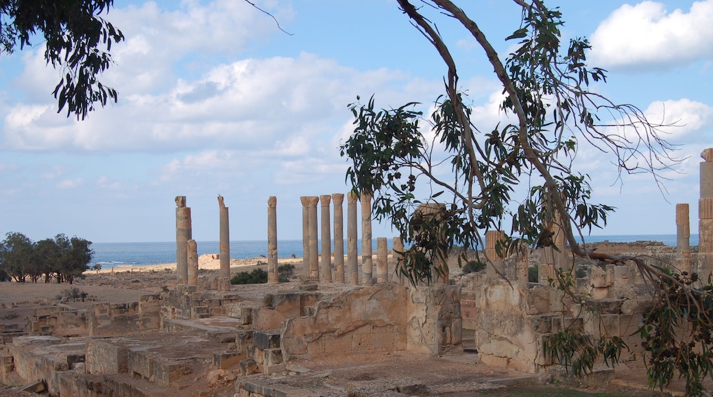 Ancient ruins of Ptolemais near Benghazi, Libya