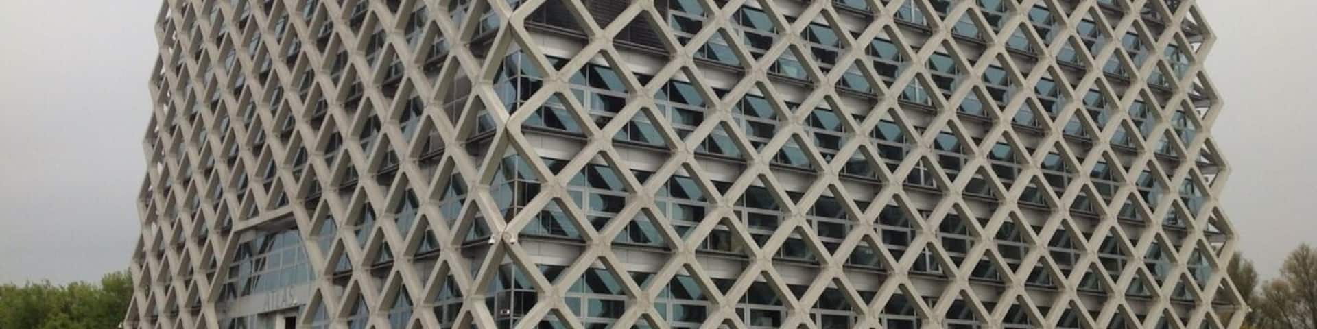 A building in a box http://www.wageningenur.nl/en/location/Atlas-building-number-104.htm