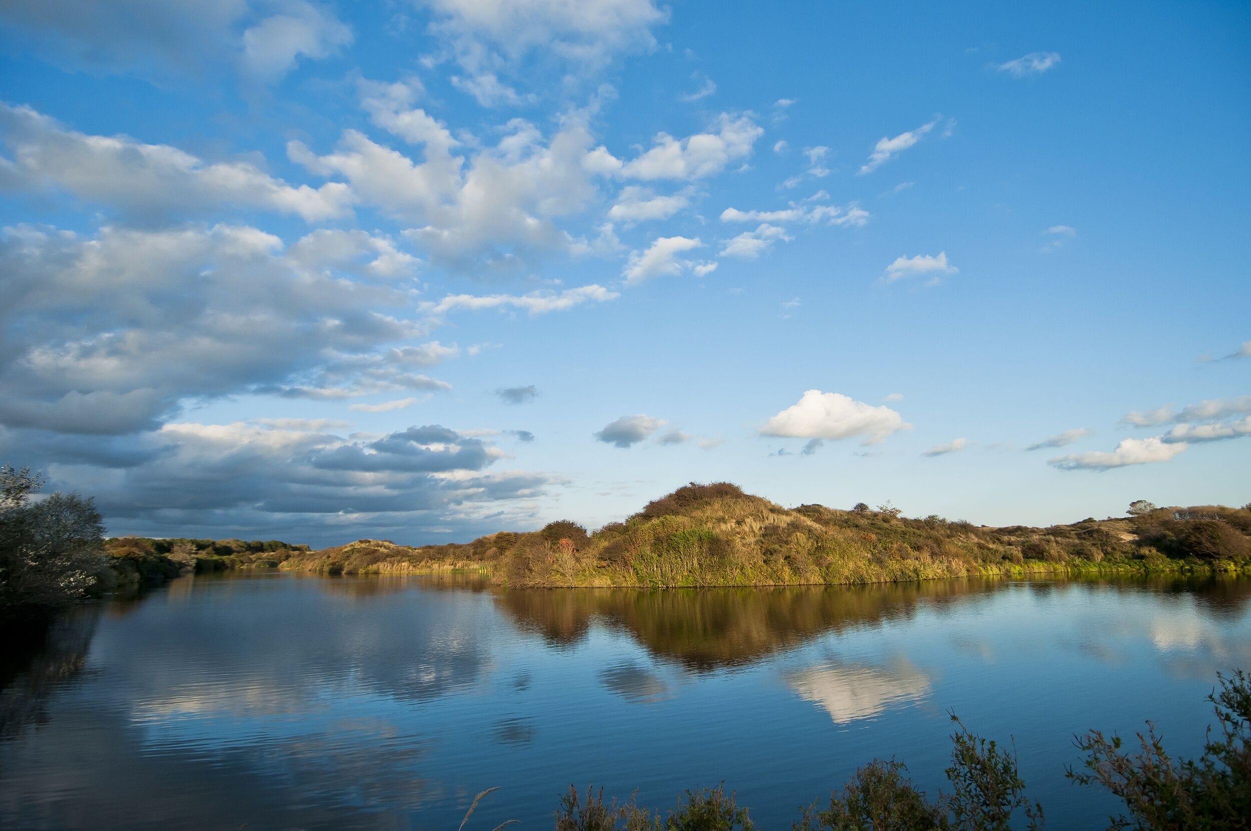 Drinkwater reservoir in Meijendel, Wassenaar, The Netherlands; Shutterstock ID 327540383