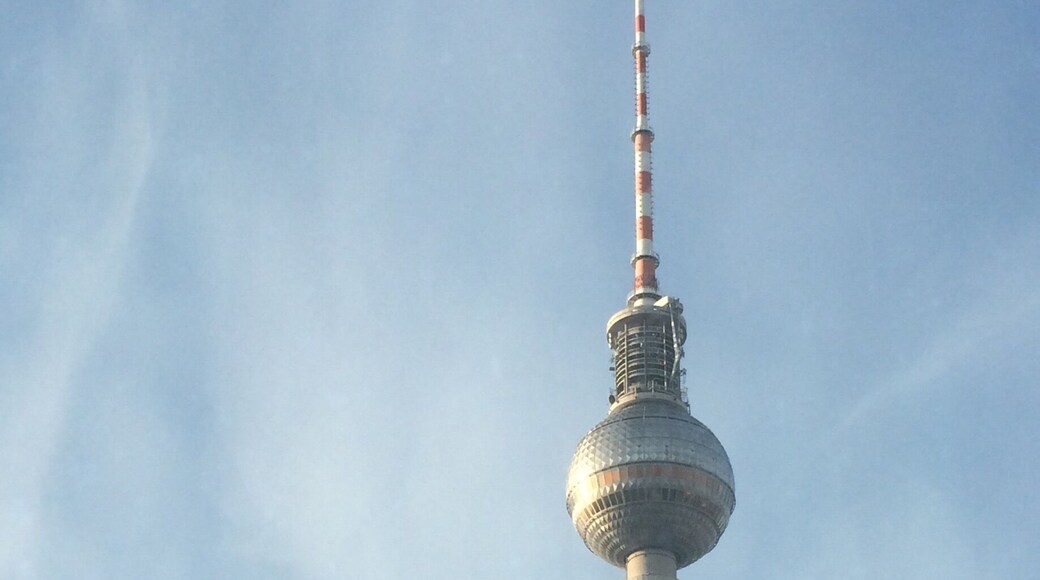 Stayed at the Park Inn at Alexanderplatz, Berlin. Loved waking up to this view from our room. We were only on the 10th floor so it would be even cooler on a higher floor. (Or on the top floor viewing platform) Also breakfast was superb and this hotel had any public transport you could possibly need at its doorstep.