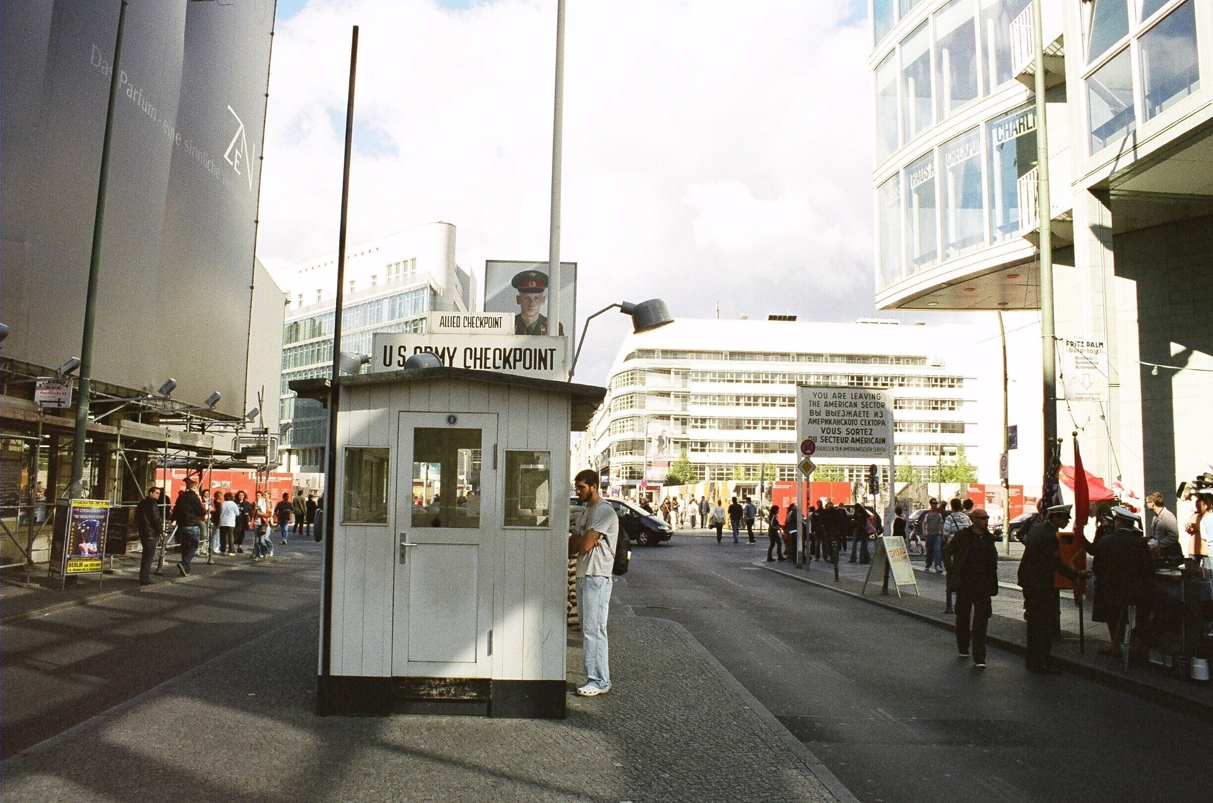 Interesting to imagine what it was like back in the 80's before the Wall fell.
