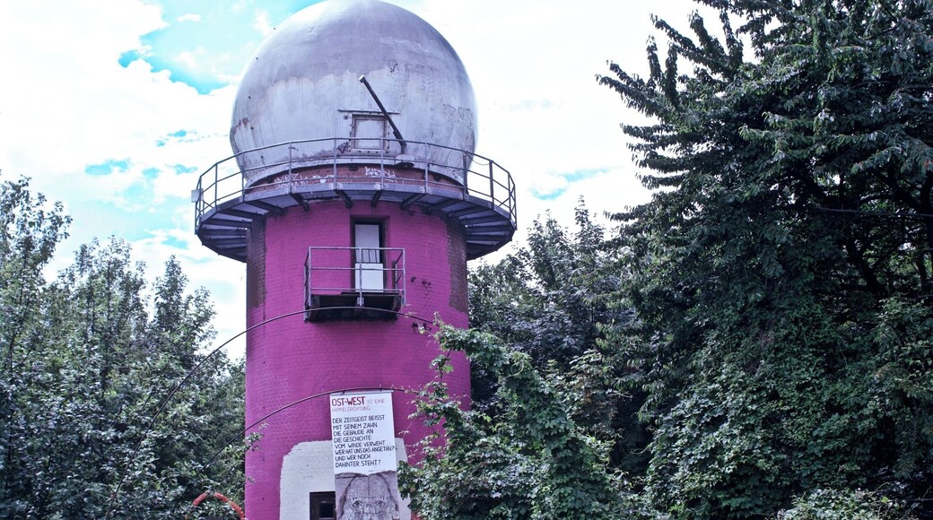 Teufelsberg tower is a former US spy station set in former West Berlin. It is a bit less than a 2 mile hike from the S Bahn station that leaves you near the entrance of Grunewald Park. This park is full of beautiful hikes, as well as a lake for free swimming. The highlight, however, is definitely Teufelsberg tower. It is now abandoned, but has been overtaken by artists. For 7 euro, you can have an hour tour of all the graffiti art.