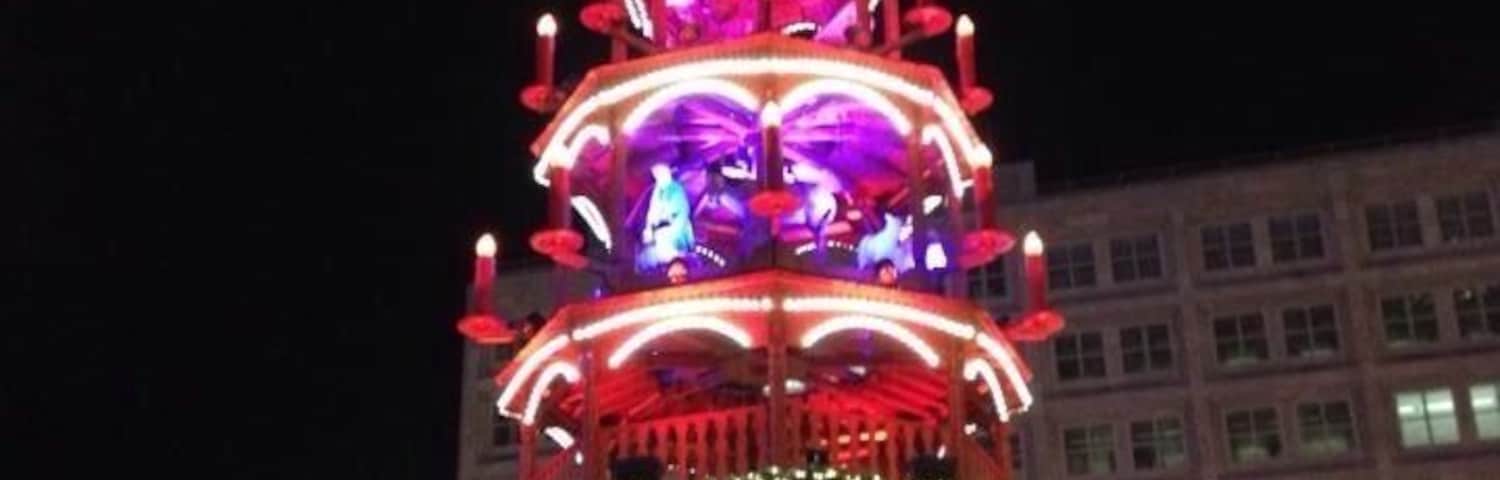 The Alexander platz Christmas market