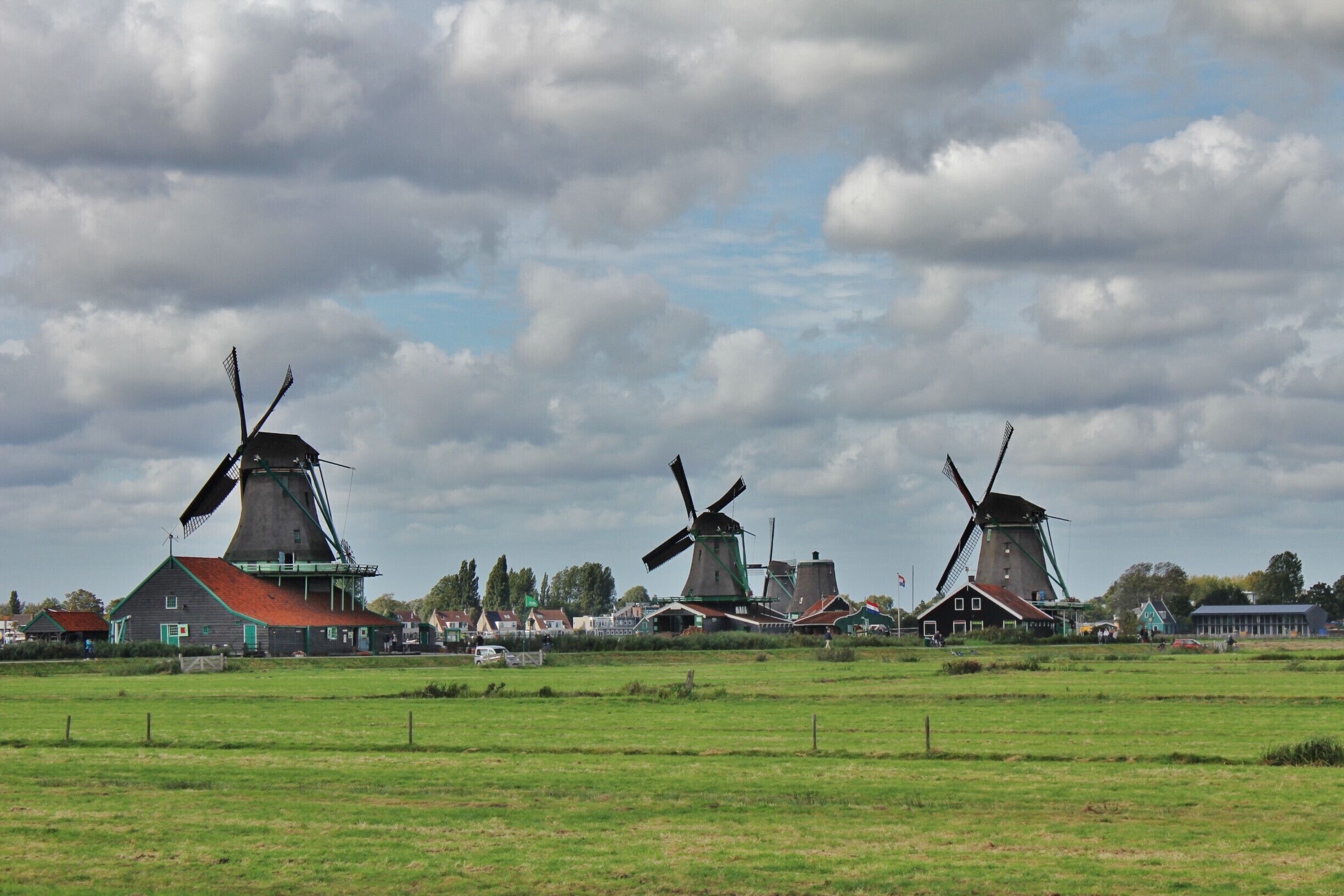 Beautiful countryside landscape near Amsterdam. 