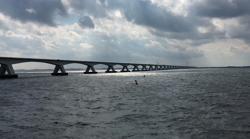 5km long bridge over the Oosterschelde.